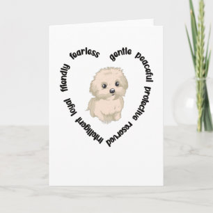 Carte Maltipoo Amoureux des chiens Maltipoo Maman Maltip