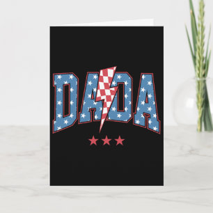 Carte Mama Dada Mini 4 juillet Famille américaine assort