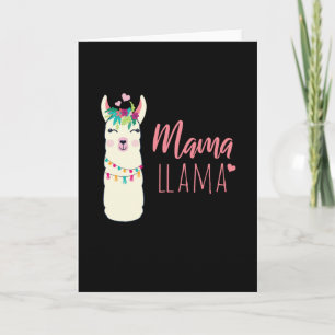 Carte Mama Llama Kawaii Alpaca Cadeau pour Maman