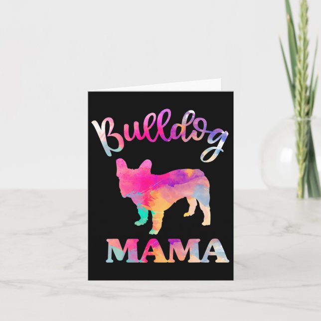 Carte Maman Bouledogue  (Devant)
