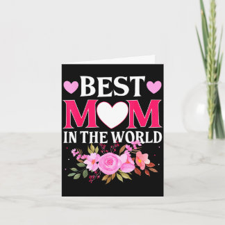 Carte Maman dans le monde maman florale fête des mères m
