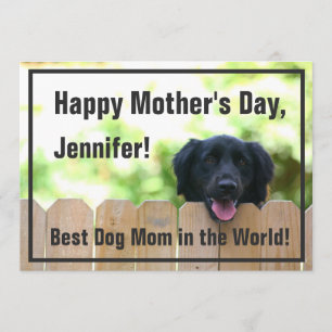 Carte Maman de chien Bonne fête des mères