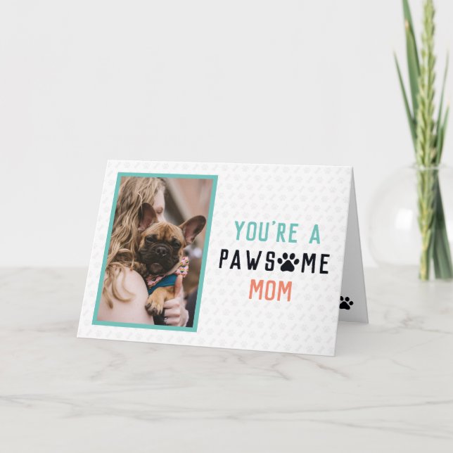 Carte Maman de chien géniale | Fête des mères Frenchie (Devant)