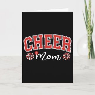 Carte Maman de footballeur Jour de match Cheerleading Fi