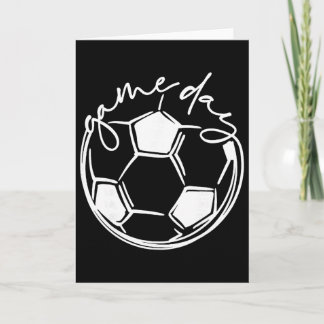 Carte Maman de footballeur le jour de match