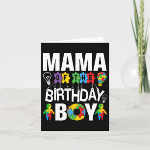 Carte Maman De L'Anniversaire Garçon Autisme Maman