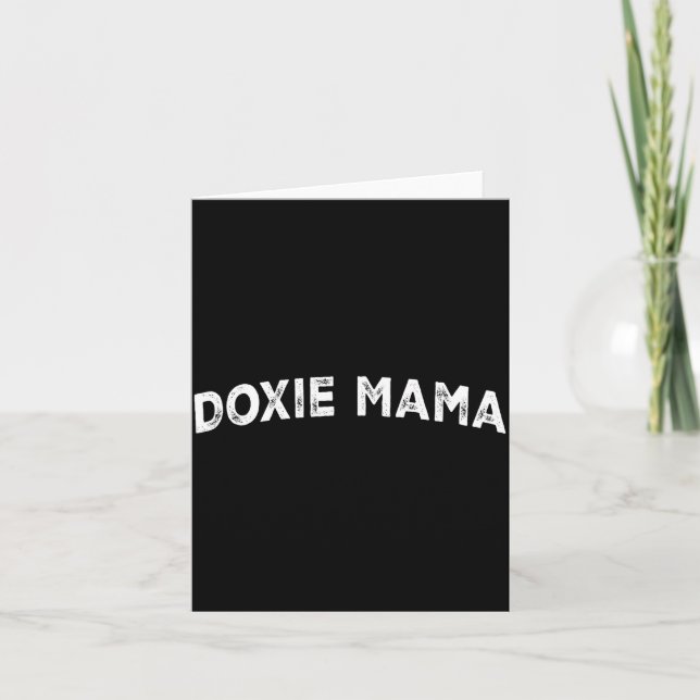 Carte Maman Doxie  (Devant)