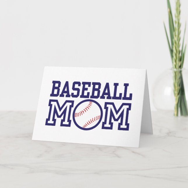 Carte Maman du baseball (Devant)