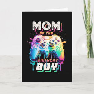 Carte Maman du garçon d'anniversaire correspondant jeu v