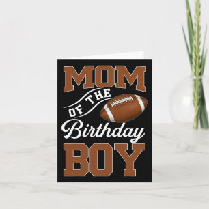 Carte Maman Du Jour D'Anniversaire Garçon Football Fami