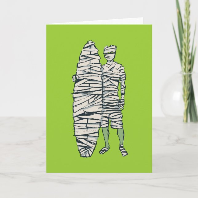 Carte Maman du surf Halloween (Devant)