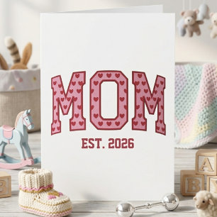 Carte Maman Est 2026 Maman personnalisée Fête des Mères 