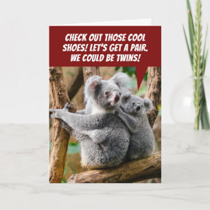 Carte Maman et bébé Koala Ours - Temps de qualité ensemb
