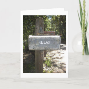 CARTE MAMAN HUMOUR D'ANNIVERSAIRE - DÉTENDEZ-VOUS REMEBE