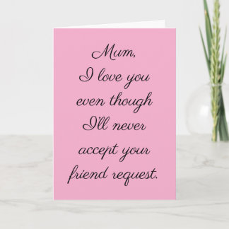 Carte Maman, je t'aime