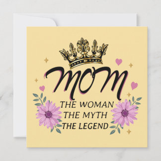 Carte Maman la femme le mythe la légende