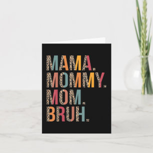 Carte Maman Maman Bruh Funny Fête Des Mères Pour Maman