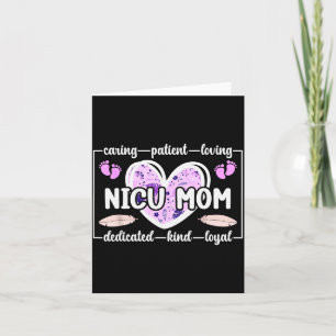Carte Maman Nicu De Bébé Prématuré Micro Nicu Guerrier D