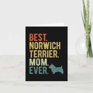Carte Maman Norwich Terrier pour toujours Fête des mères