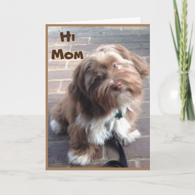 CARTE **MAMAN** POUR VOTRE ANNIVERSAIRE DE JEUNE ENFANT (Devant)