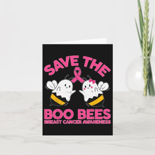Carte Maman Sauve Les Seins Cancer Du Sein Drôle Hallowe (Devant)