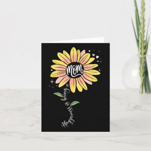 Carte Maman Tournesol Le bonheur est d'être une maman Fê