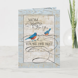 Carte Maman Tu es la meilleure fête des mères des Bluebi