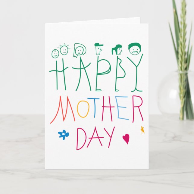 Carte Maman tu es tout pour moi (Devant)