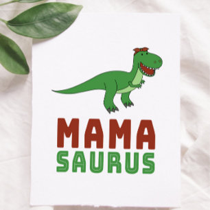 Carte Mamasaurus Dinosaur Tyrannosaurus Rex Fête des mèr