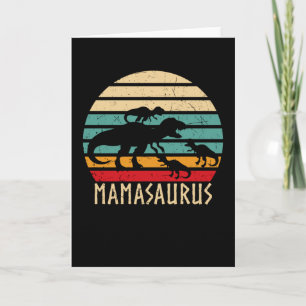 Carte Mamasaurus Funny Mothers Day Dinosaur Maman