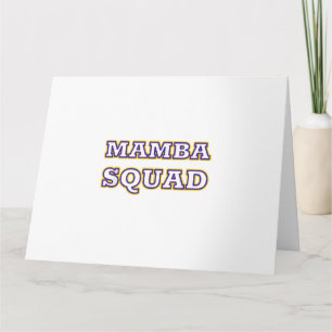 Carte Mamba Squad drôle Vêtements pour Amateur de serpen