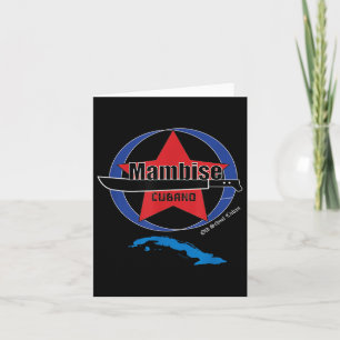 Carte Mambi Army Cubano Machete Cuba Libre Cuban War Ind