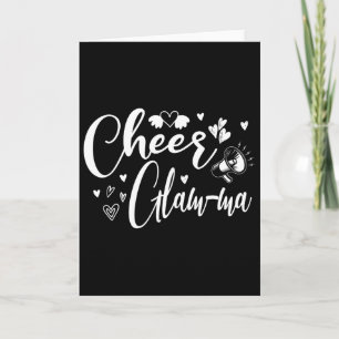 Carte Mamie cool de cheer glamour drôle Maman de cheerle