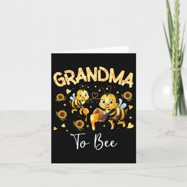Carte Mamie To Bee drôle de fête des mères  (Devant)