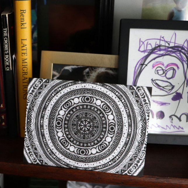 Carte Mandala, enfant de lune, sorcière à trois lunes (Créateur téléchargé)