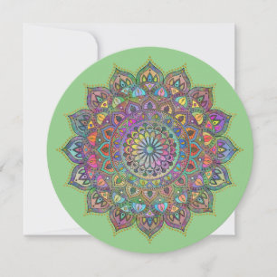 Carte Mandala Inde Style 1