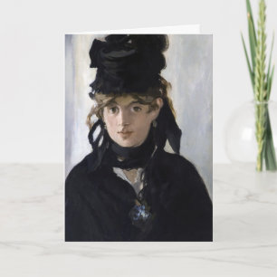 Carte Manet - Berthe Morisot avec un bouquet de violette