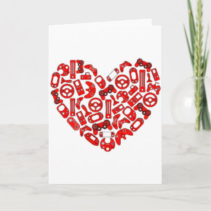 Carte Manette de jeu vidéo pour la Saint-Valentin pour g