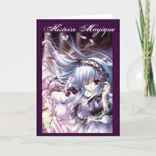 Carte manga-fille-gothique-