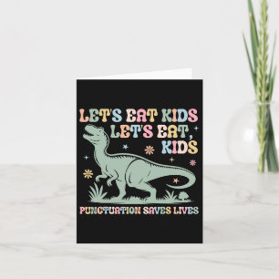 Carte Mangeons Ponctuation Enfants Saves Vies Grammaire 