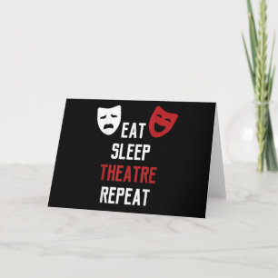 Carte Manger Dormir Atre Répéter - Gif Acteur Musical Br