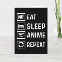 Manger Sleep Anime Répéter Manga Japonais drôle Ca