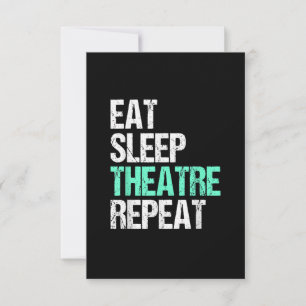 Carte Manger Théâtre du sommeil Répéter