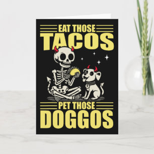 Carte Mangez Ces Tacos Caressez Ces Chiots Cinco De Mayo