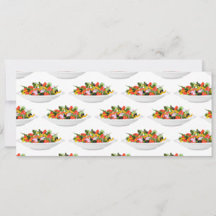 Carte Mangez plus de plantes frais motivation salade let