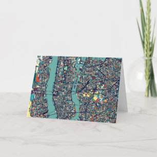 Carte Manhattan New York