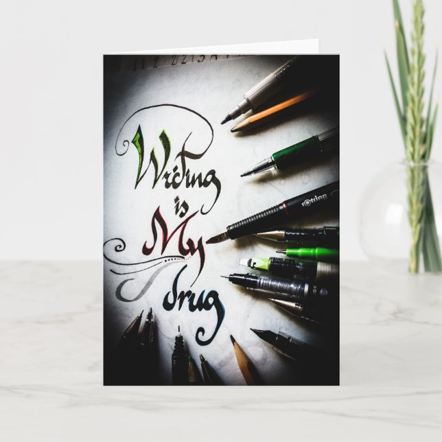 Carte Manifeste de l'écrivain fou (Devant)