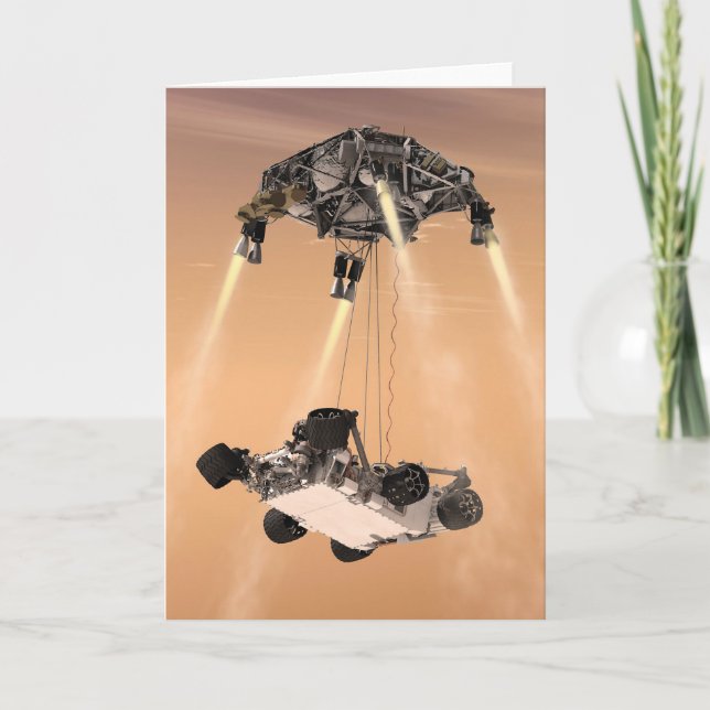 Carte Manoeuvre de Sky Crane pendant la descente Mars de (Devant)