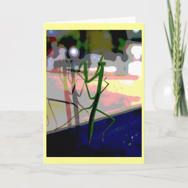 Carte Mante de prière (Devant)