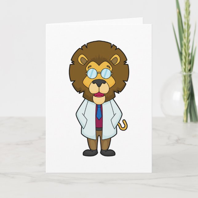 Carte Manteau de docteur Lion Doctor (Devant)